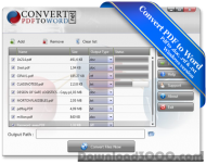 Convert PDF To Word Desktop Software screenshot